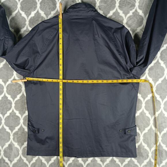 Jaguar Jacket Mens Large Navy Windbreaker Driver Graphic Lined Automotive Racing - Picture 6 of 16